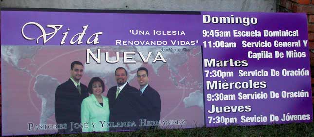 church sign